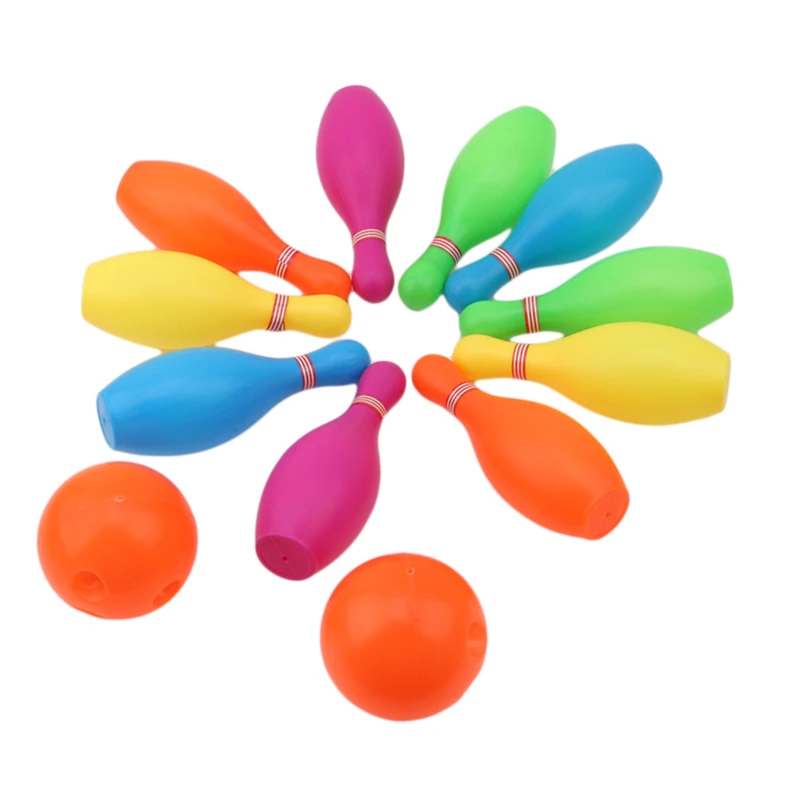

New Sport Games Mini Bowling Plastic Baby Easy Carry Outdoor Colorful Parent Child Interaction Leisure Toys