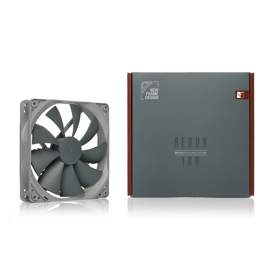 Noctua NF-P14s redux-900/1200/1500 4pin PWM PC компьютерные Чехлы башни вентилятор охлаждения