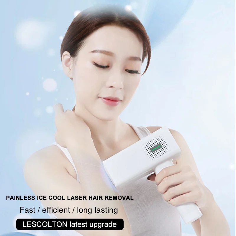 Новейший Эпилятор Lescolton IPL, перманентное лазерное удаление волос, 4 в 1, ICECOOL depilador, лазерный триммер для бикини, фотоэпилятор