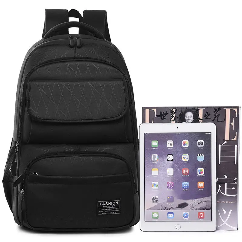 Men's Backpack Large Capacity Travel Bag Computer Casual Women Fashion High School Student School Bag Laptop Backpack Wholesale