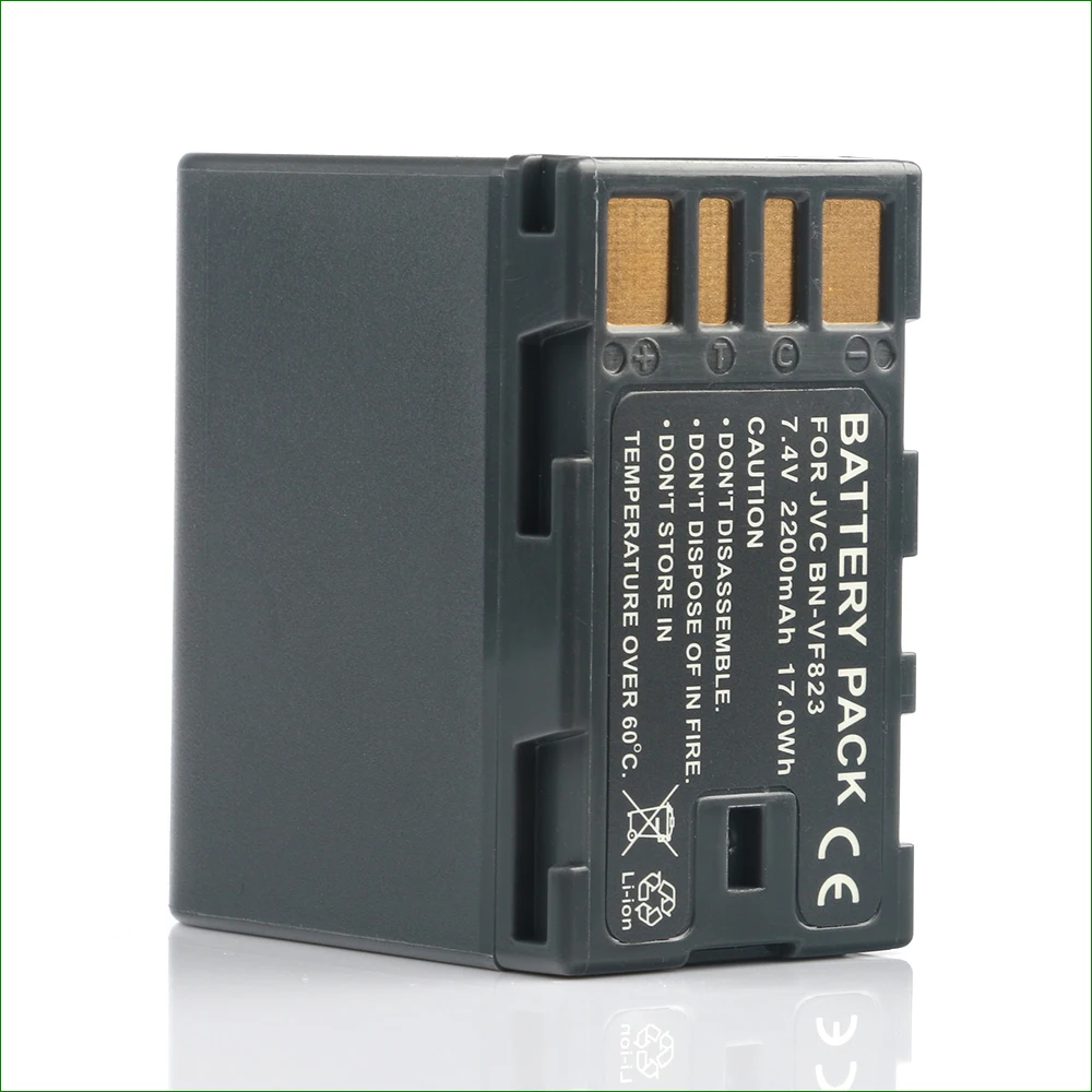 LANFULANG высокое Ёмкость (2200 мА · ч) BN VF823 VF823U Батарея пакет для JVC VF808AC VF808U VF818 VF818U|battery