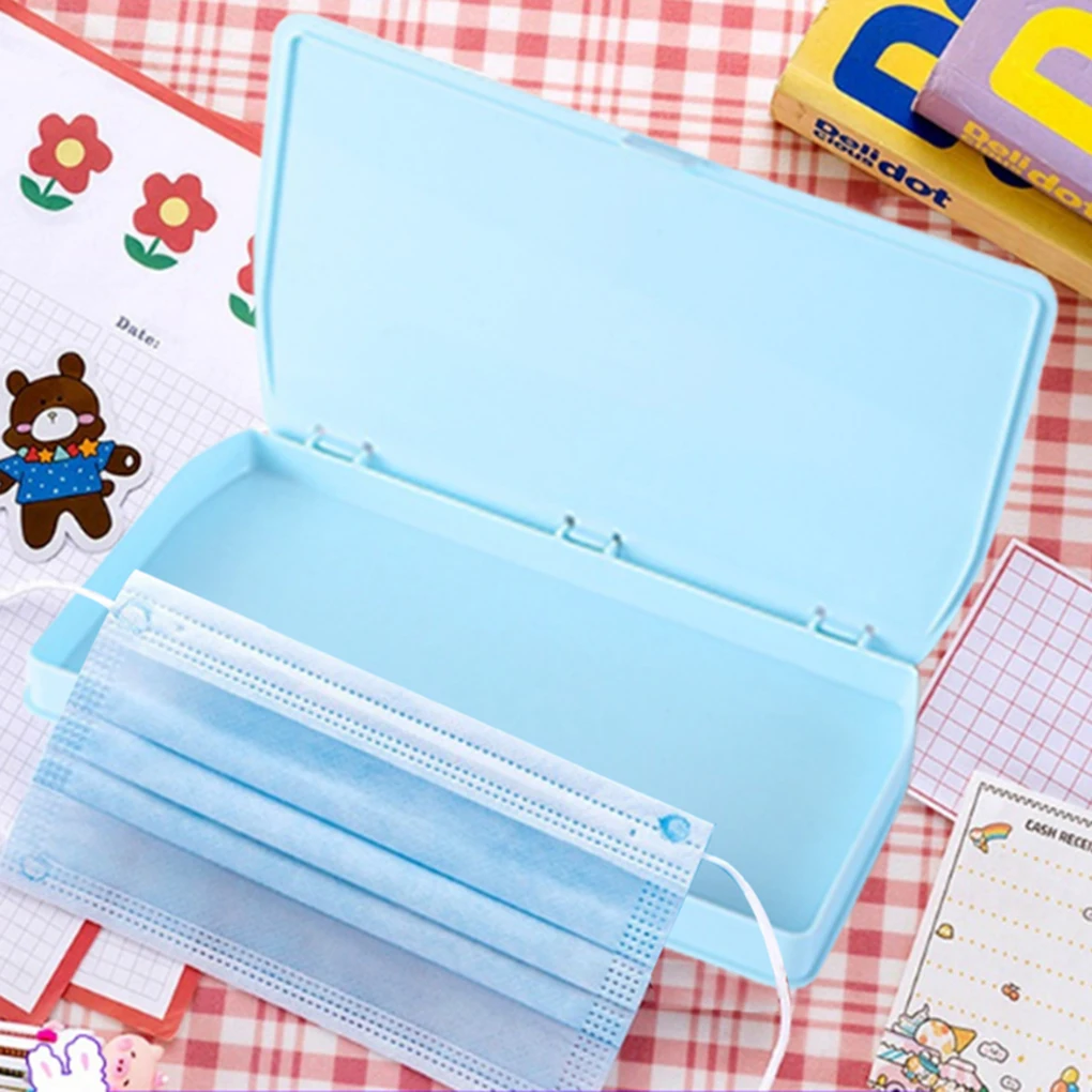 Одноразовый держатель для маски на лицо коробка с пряжкой дизайн чехол лица