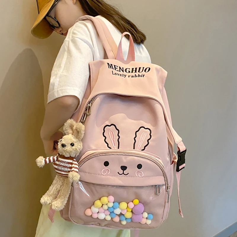 

Милый школьный рюкзак для девочек-подростков DIEHE, портативная дорожная сумка, Женский Школьный рюкзак, милые женские рюкзаки, ранцы для дете...