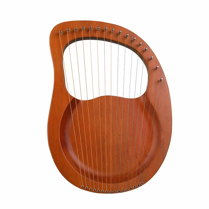 16 strings Andrew твердой древесины небольшой арфа 7/10/16 струны Малый инструмент портативный компактный арфа - Цвет: 16 strings