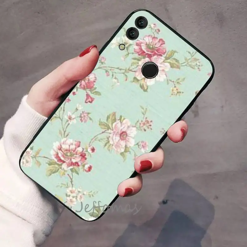 

Flower Emboss Phone Case For Huawei Honor view 7a5.45inch 7c5.7inch 8x 8a 8c 9 9x 10 20 10i 20i lite pro