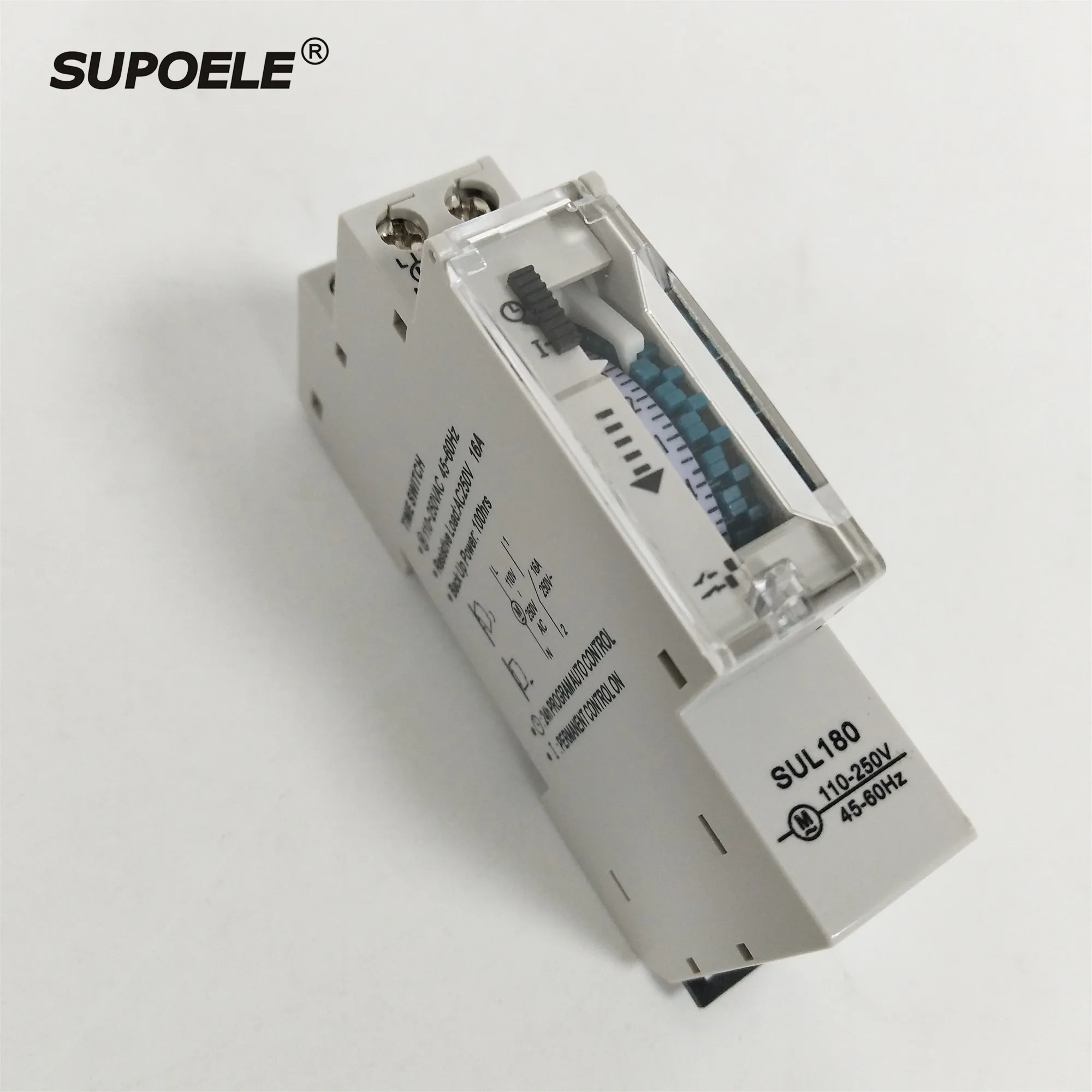 24 часовой ежедневный программируемый 1 полюсный таймер на Din рейке умный