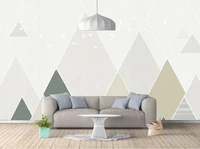 xue su wall covering custom wallpaper mural modern minimalist geometric tv decorative painting background wall