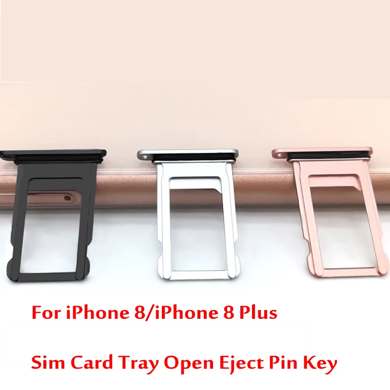 Лоток для Sim карты UVR 2 шт. iPhone 8 plus с открытым ключом извлечения Apple Plus лоток SIM