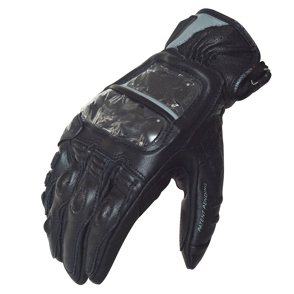

Мотоциклетные кожаные перчатки мотоциклетные ATV велосипедные Guantes Scooter Street Moto Riding Black Luvas мужские
