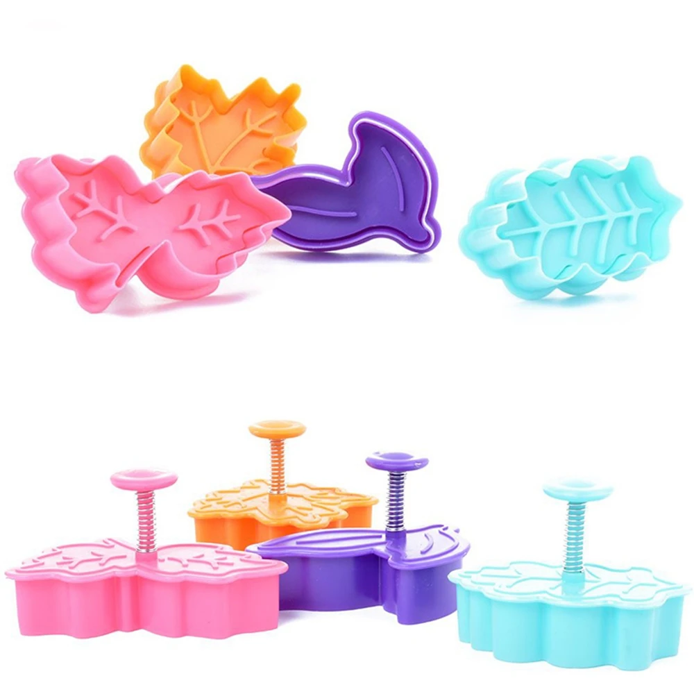 Форма листа пластиковые формочки для печенья 3D форма облака Шоколад силиконовая