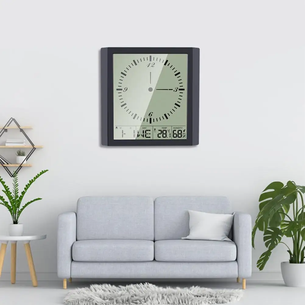 

Multifunctional Electronic Digital Wall Clock Smart Display Clock Big Screen Thermometer Hygrometer Alarm Clock
