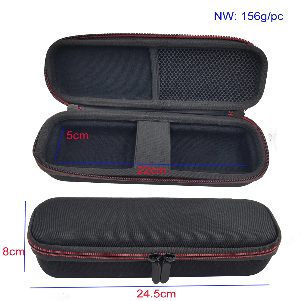 

Black Hard Eva Frosted Drawstring Condenser Mi Storage Box Protective Bag Shockproof Travel Portable Microphone Zipper Case