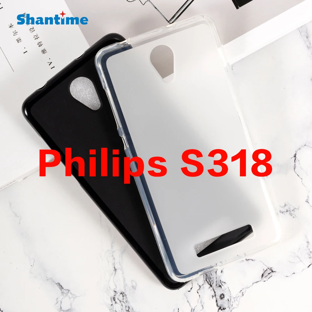 Мягкий силиконовый чехол из ТПУ для Philips S318|Бамперы| |