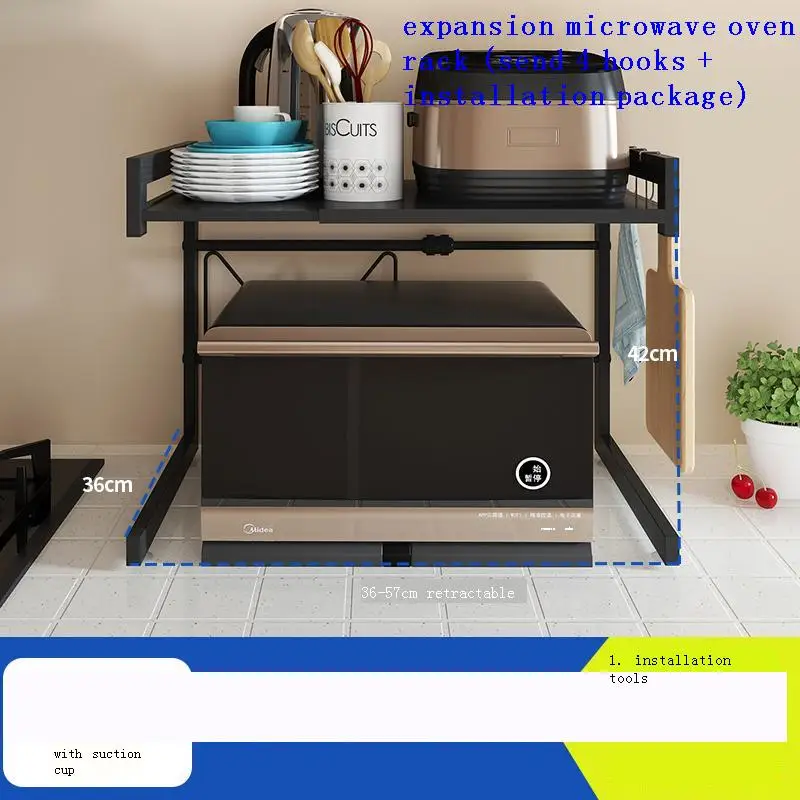 Органайзер для раковины Cucina Organizador Cocina Регулируемый Полочка микроволновой печи