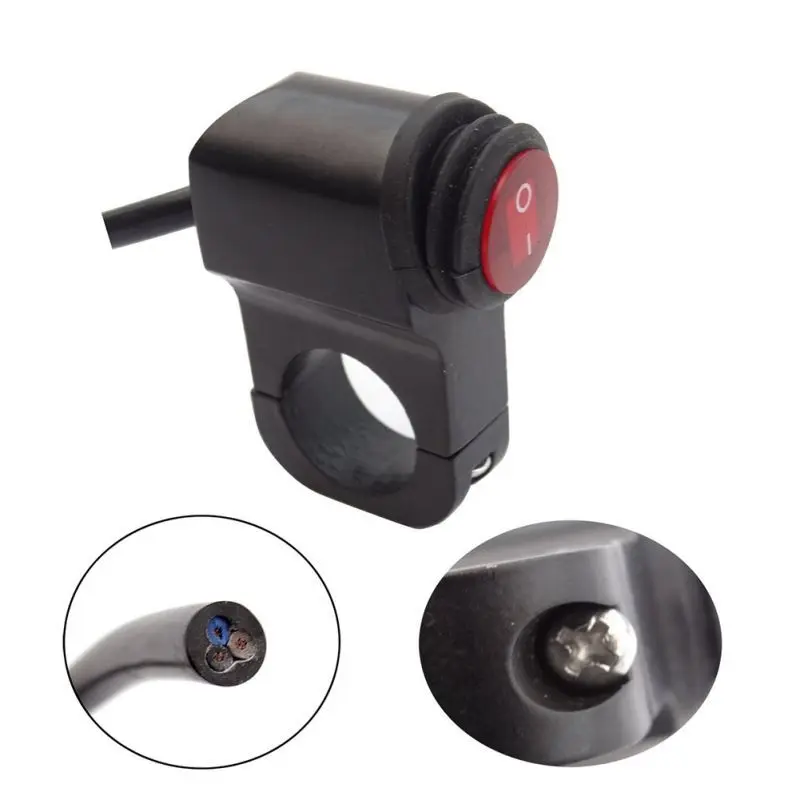 12V Motorcycle ATV Waterproof Handlebar Switch Fog Lamp Spotlight LED On / Off | Автомобили и мотоциклы