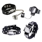 Браслет из аниме атака на титановый браслет, Крылья Свободы, кожаный ремень No Kyojin, браслеты для женщин и мужчин, безделушка, подарок