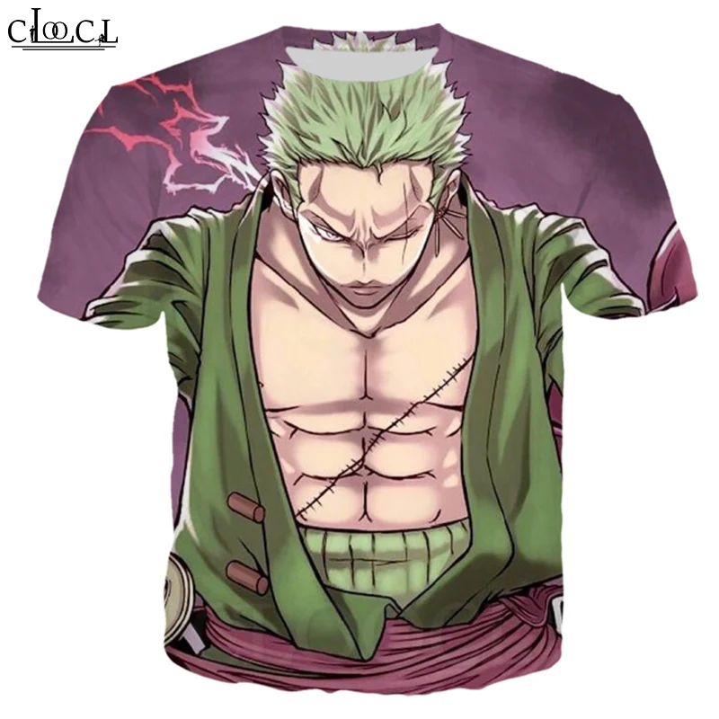 Аниме цельная футболка для мужчин женщин 3D принт короткий рукав спортивный