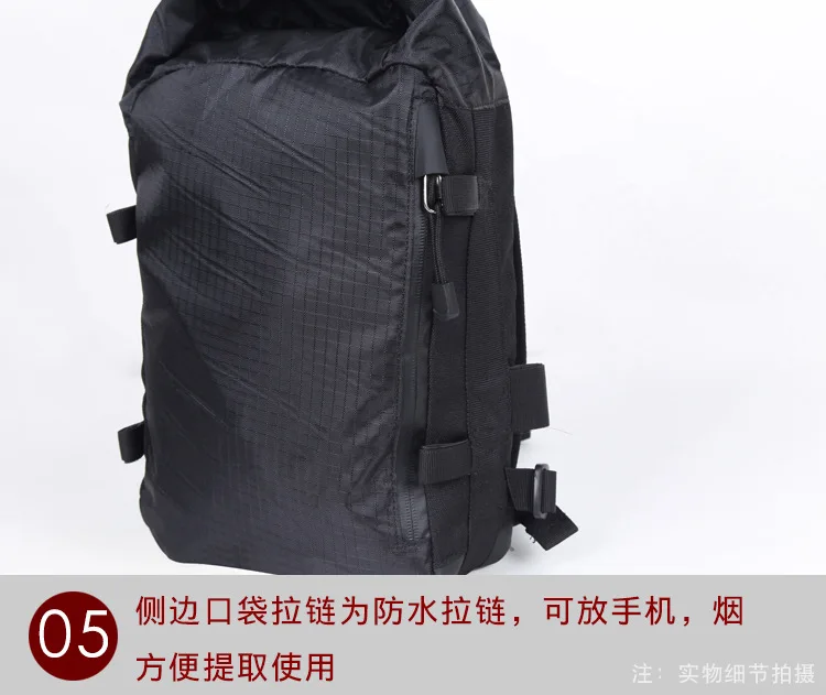 

Star Rider Motorcycle Rider Equipped with Waterproof Racing Waist Bag Matte Black Carbon Fiber Pattern Diagonal Bag