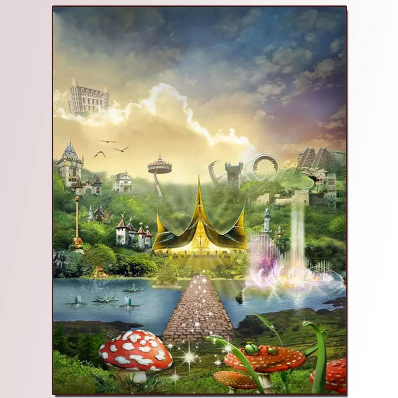 5D полноразмерная алмазная живопись парк Efteling сделай сам вышивка крестиком