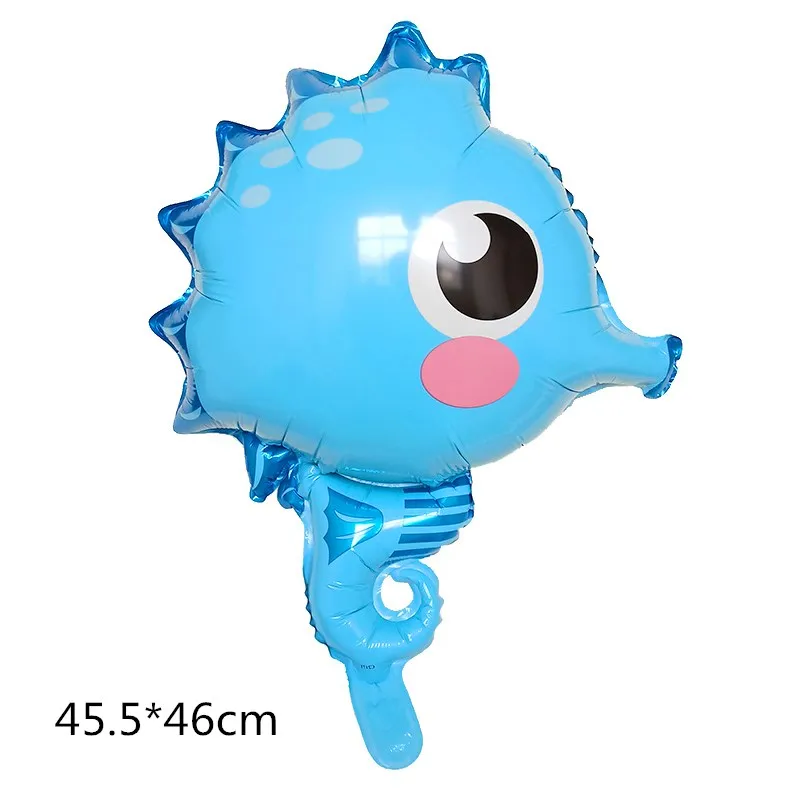 1 шт. морской конь дельфин краб морская звезда рыба животные воздушный шар для