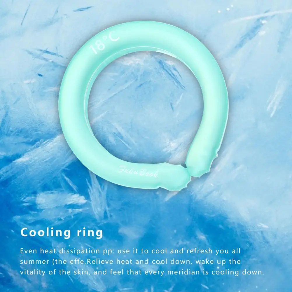 

Practical Car Driver Neck Cooling Ring Summer Heatstroke Prevention Ice Cushion Tube Auto Ice Cushion Pillow Automotive Supplies