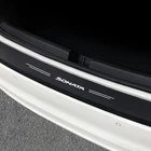 Для Hyundai Sonata EF NF YF LF DN8 2011 2010 2009 2008 2007 2006 2005 2004 2003 2002 Автомобильный багажник задний бампер стикер аксессуары