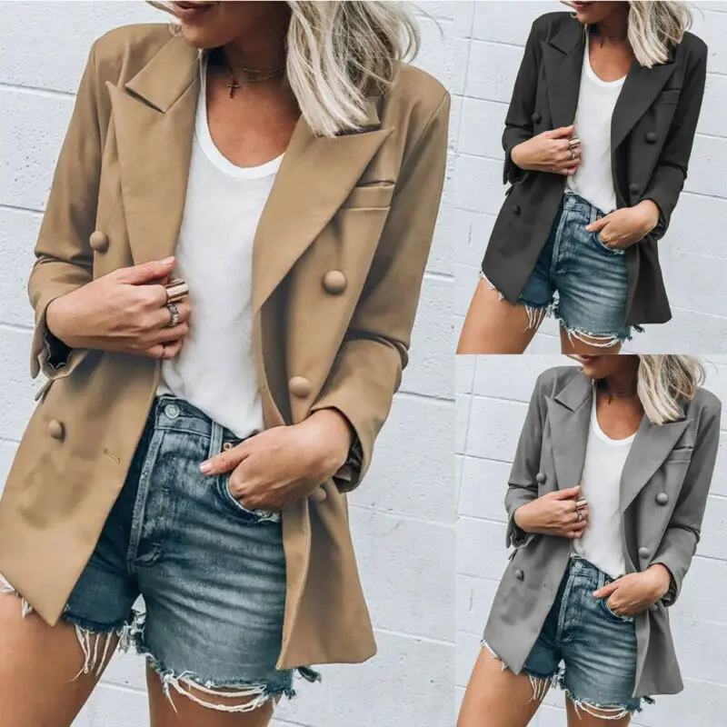 

Женский блейзер в стиле Casual, 3 цвета