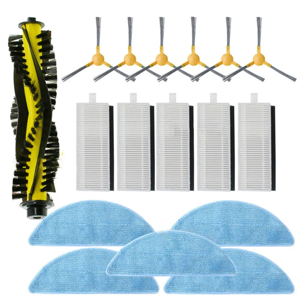 

For NEATSVOR X500/X600 With Mop Cloth Side Brush Vacuum Cleaner Accessories Main Side Brush Filter Mop Cloth Replacement Parts