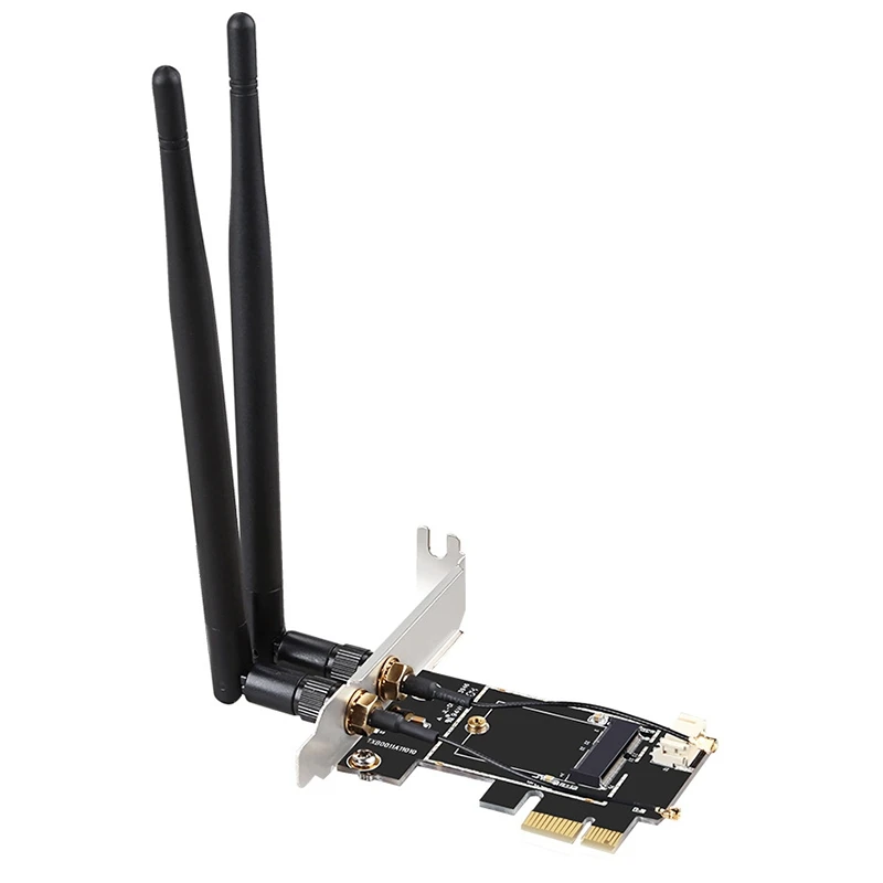 PCI-E X1 на M.2 NGFF E-Key Wi-Fi беспроводной сетевой адаптер преобразователь карты с Bluetooth