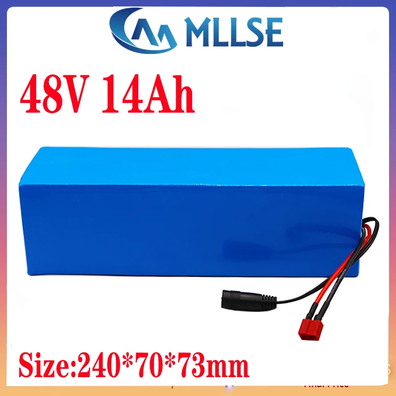 48v литий ионный аккумулятор 14Ah 1000w комплект батарей для электровелосипеда 54 6 v с