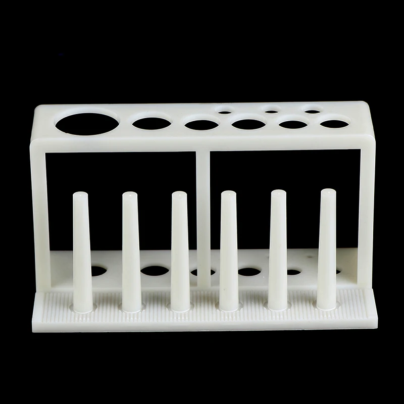 

Plastic Clear Test Tube Rack 6 Holes Stand Lab Test Tube Stand Shelf Laboratory Supplies School Lab Equipment