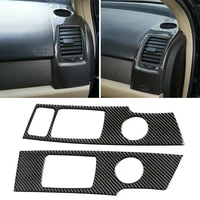 carbon fiber side air vent outlet panel cover trim for honda cr v crv 2007 2011 auto parts interior decoration parts
