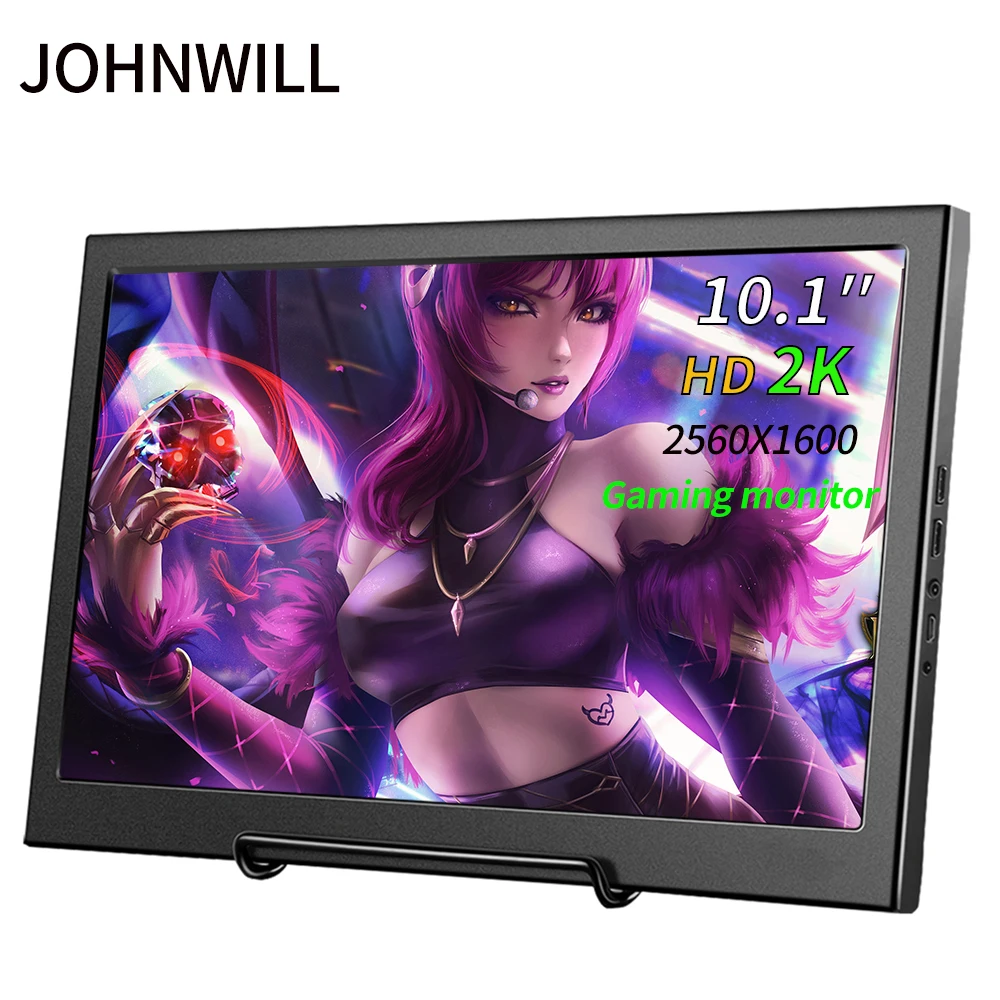 10 1 inch portable monitor touchscreen ips 2k gaming monitor hdmi compatibe for switch smartphone laptop ps4 xbox raspberry pi free global shipping