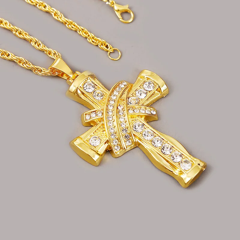 Creative Design 2020 Trendy Rhinestone Grote Kruis Hanger Kettingen Vrouwen Mannen Hip Hop Sieraden Verklaring Lange Ketting Ketting Creative Design 2020 Trendy Rhinestone Grote Kruis Hanger Kettingen Vrouwen Mannen Hip Hop Sieraden Verklaring Lange Ketting Ketting