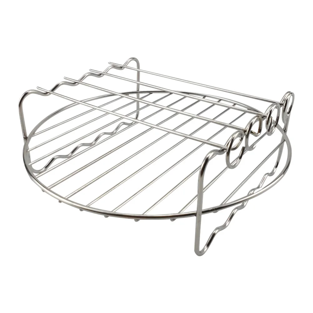 

Стеллаж для жарки барбекю, сменный двухслойный Противень из нержавеющей стали для барбекю, Дегидратор, аксессуары для Philips