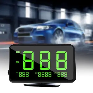 50 hot sales gps speedometer large screen speeding alarm system abs digital auto odometer for car free global shipping