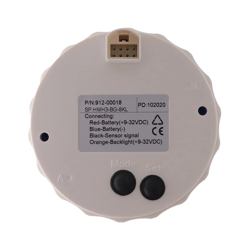 85 мм Автомобильный судовой Тахометр 8000 об/мин Морской метр ЖК-дисплей счетчик