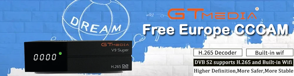 Gtmedia v9 nova спутниковый искатель бесплатно cccam cline для 1 года Европа freesat v9 ccam Испания DVB-S2 parabole спутниковый ресивер