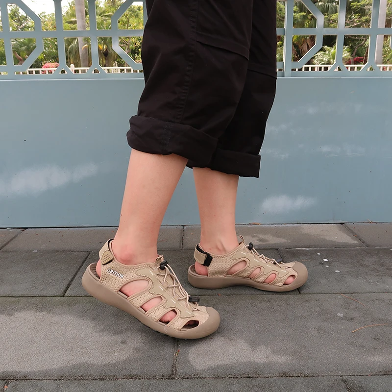 GRITION Women Sandals Summer 2021 Beach Shoes Topcap Hiking Breathable Platform Casual Durable Outdoor Sexy Sandals Big Size 41