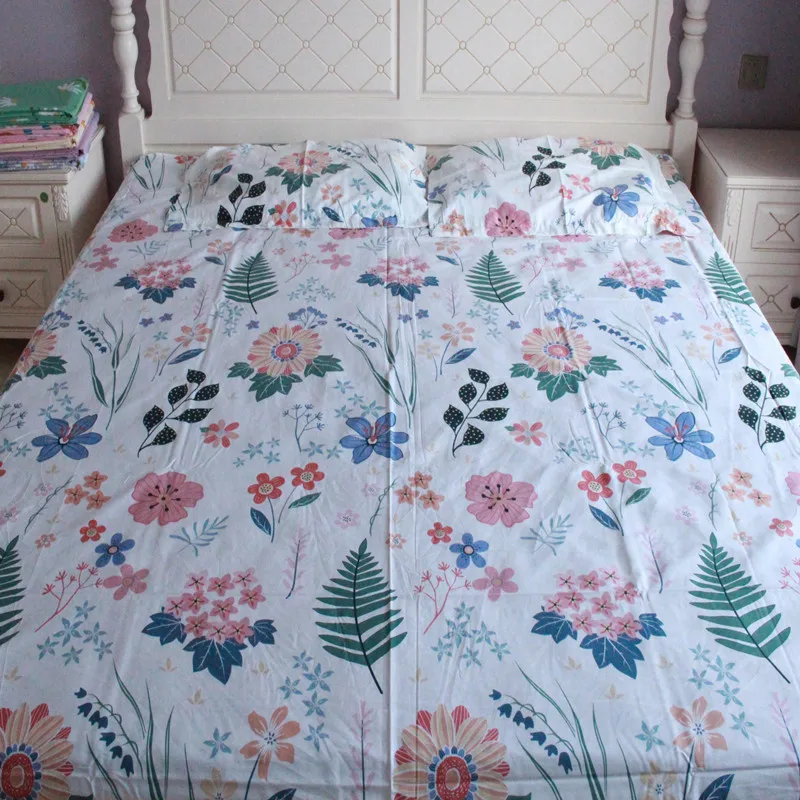 1 предмет эко печатных натуральный хлопок кровать постельные принадлежности