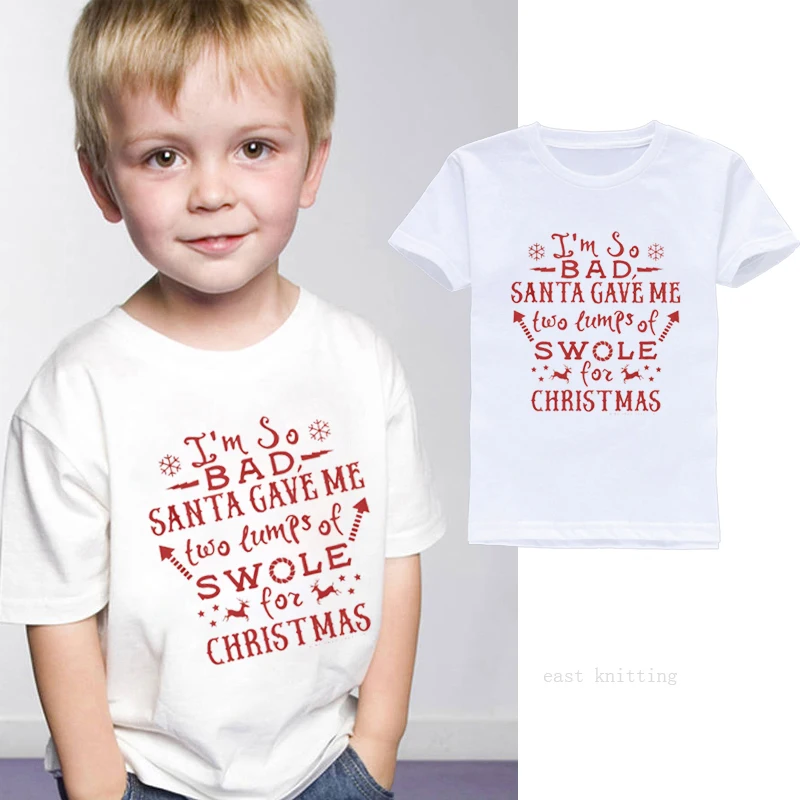 Рождественская летняя детская белая блузка для маленьких девочек Мягкая