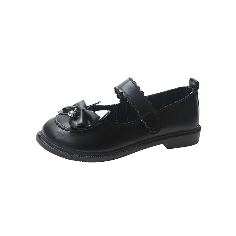 Single Shoes Women New Thin Jk Shoes Japanese Round Head Mary Jane Female Lolita Small Leather Shoes