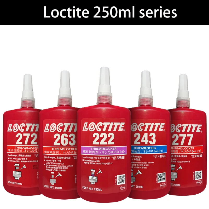 Loctite 50/250 мл резьбовой шкафчик 222 241 242 243 262 263 271 272 277 винтовой клей анаэробный для