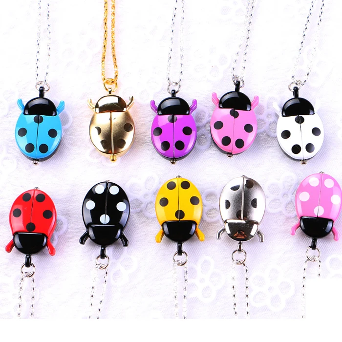 

1pcsKids Necklace Watch Seven Star Ladybug Necklace Watch Cartoon Pocket Watch Pocket Watch Children Watch Fashion Student Watch