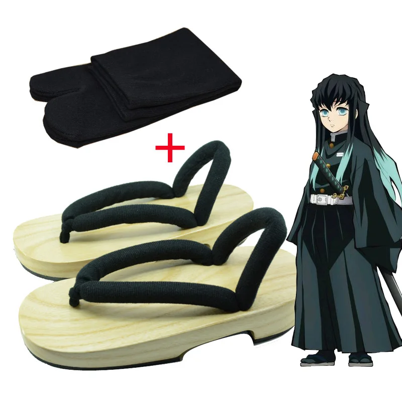 DIOCOS рассекающий демонов Geta Kimetsu no Yaiba Nezuko косплей костюм обувь Tanjirou Shinobu Kochou Zenitsu