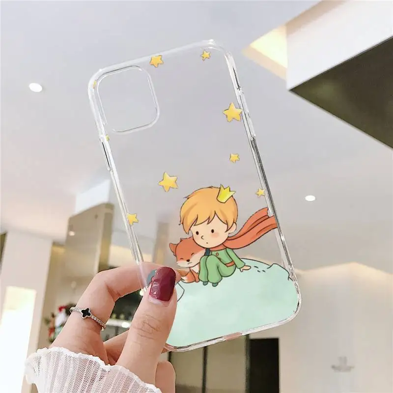 

Little Prince Le Petit Prince Famous literature Phone Case Transparent for iPhone 6 7 8 11 12 s mini pro X XS XR MAX Plus SE