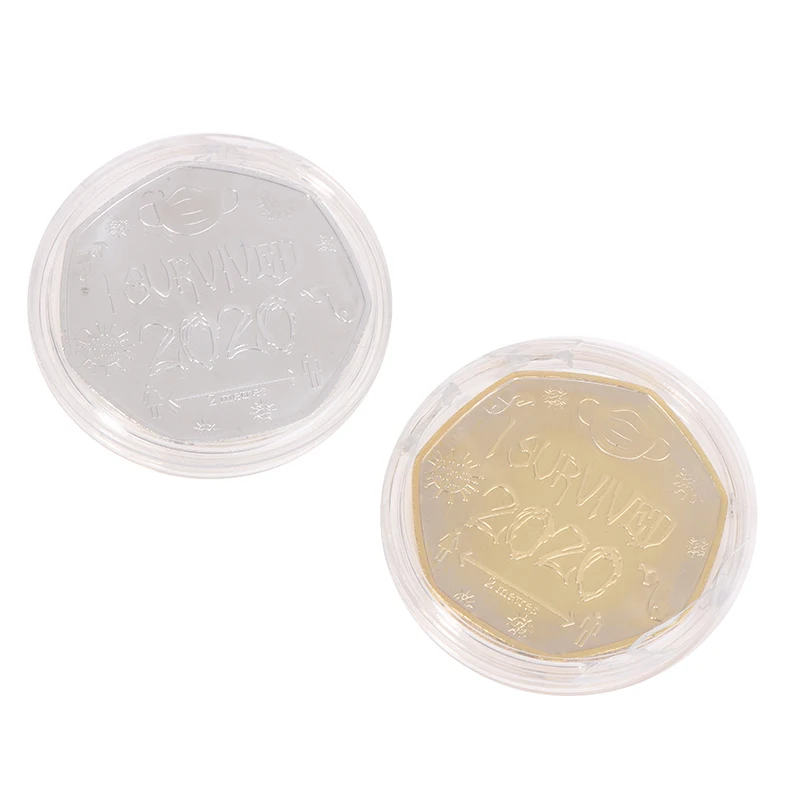 Я пережил 2020 медаль и памятный набор подарок для коллекционеров монет | Дом сад