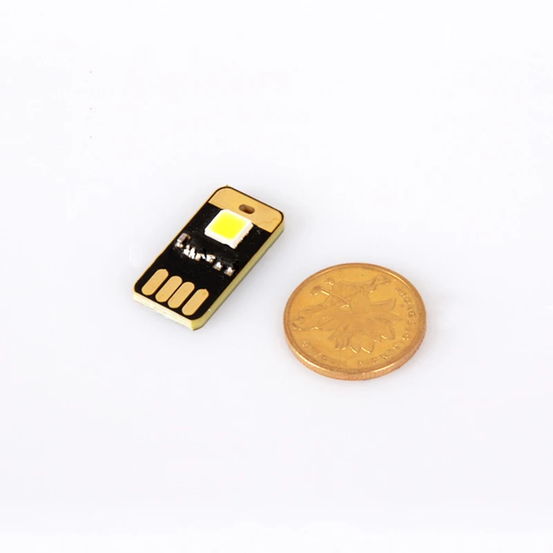 Автомобильный светодиодный мини-ночсветильник с одним USB двойной сенсорный