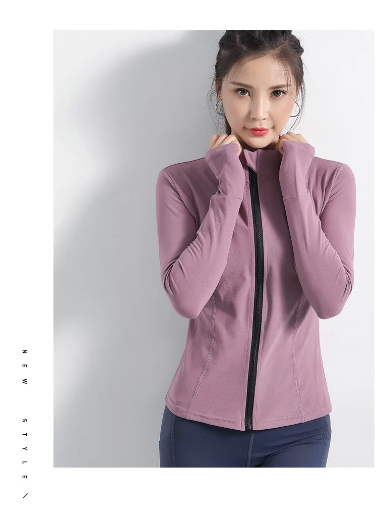 New Mesh Splice Running Jacket Women Sport Jacket Women Long Sleeve Yoga Jacket Breathable Yoga Top Women Sport Sweatshirts