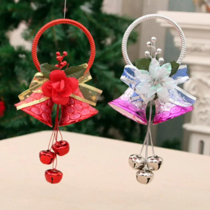 Рождественская Jingle подвеска с бубенчиками Рождественская елка украшения подарок рождественские украшения Navidad новогодние вечерние украшения для дома